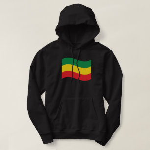 Green, Gold (Yellow) and Red Colours Flag Hoodie
