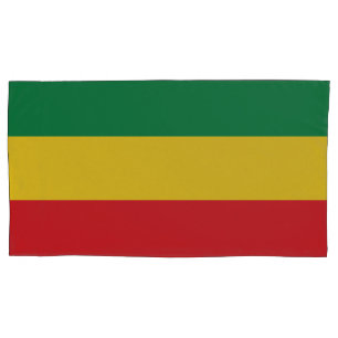 Green, Gold (Yellow) and Red Colours Flag Pillowcase