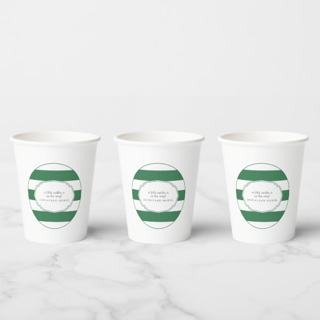 Green GOLF caddie paper cup (Multi)