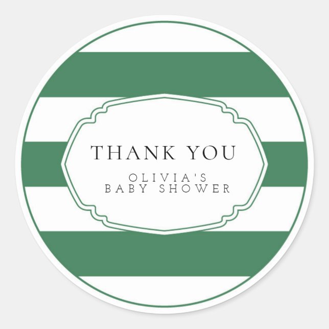 Green golf gift sticker (Front)