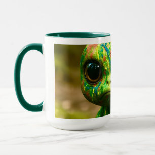 Green Goo Monster – Creepy Cute Canvas Print Mug