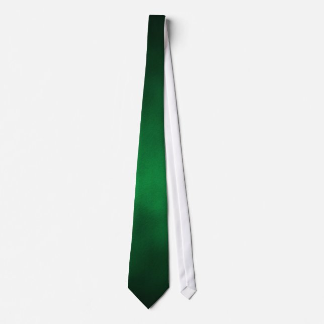 Green Gothic Ombre Background Art Tie (Front)