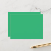 Green Gradient Postcard Minimal Modern Card