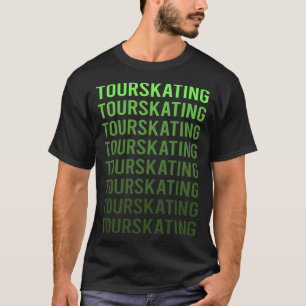Green Gradient Tour Skating T-Shirt