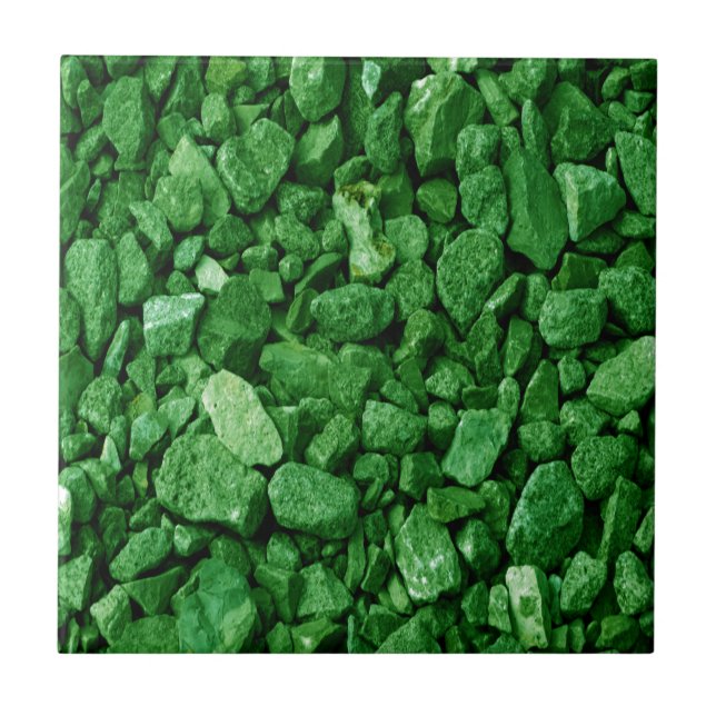 Green Granite Rock Tile (Front)