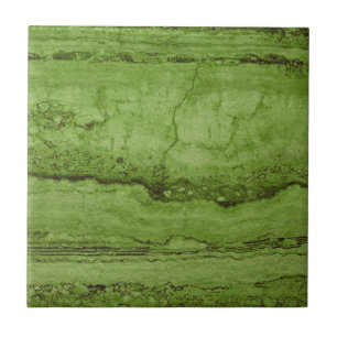 Green granite tile