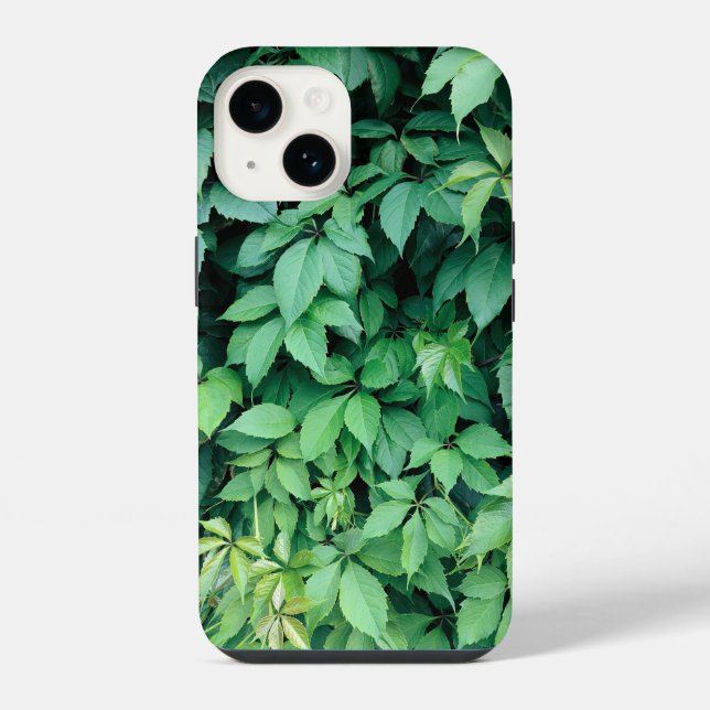 Green Grape Leaves iPhone Case (Back)