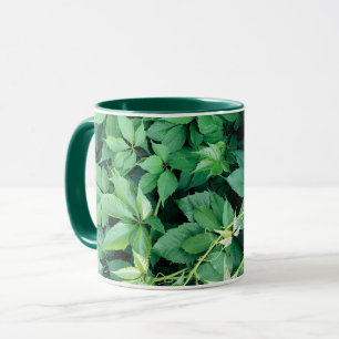 Green Grape Leaves Mug