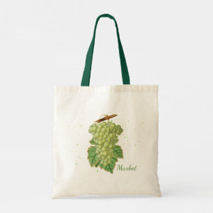 Green Grape Market Tote Bag
