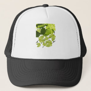 Green Grape Vine Leaves Trucker Hat