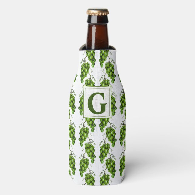 Green Grapes Bottle Cooler (Bottle Front)