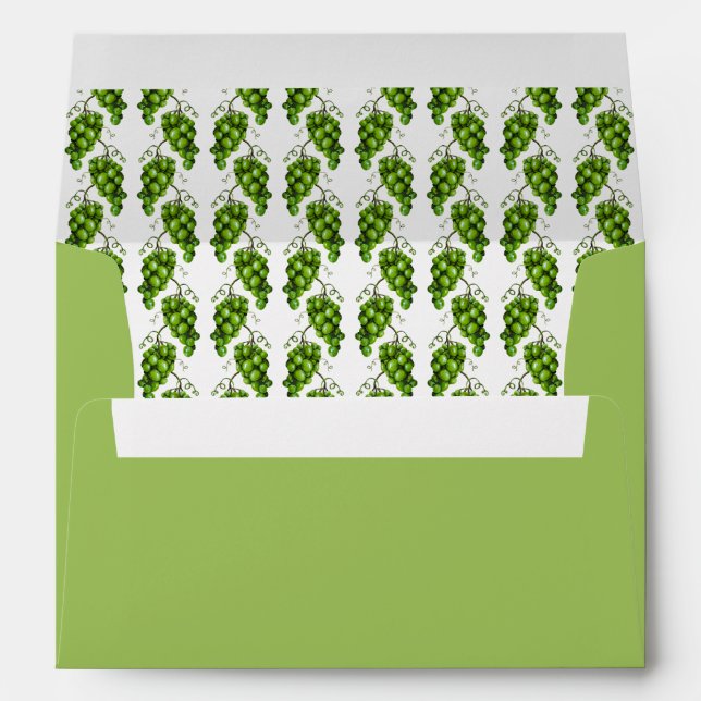Green Grapes Envelope (Back (Bottom))
