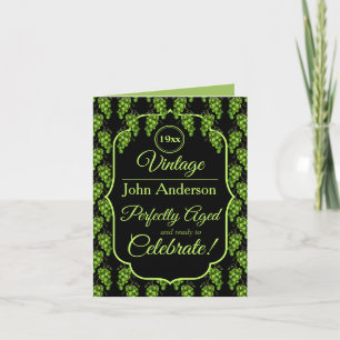 Green Grapes Folded Greeting Card