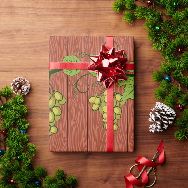 Green Grapevine Wrapping Paper (Creator Uploaded)