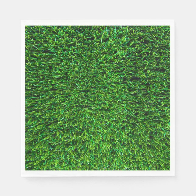 Green Grass Background Napkin (Front)