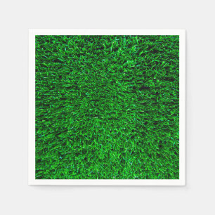 Green Grass Background Napkin