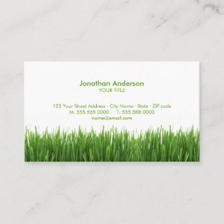 Green Grass business card