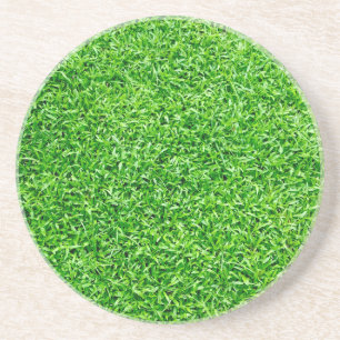 Green grass coaster