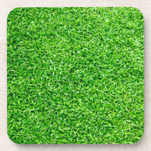 Green grass coaster