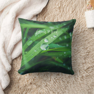 Green grass cushion