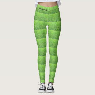 Green Grass Cute Stylish and Elegant Birthday Leggings