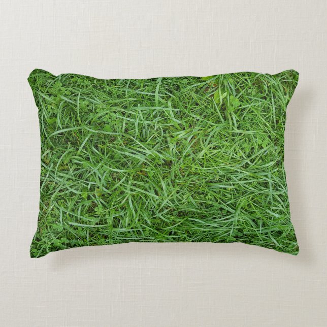 Green Grass  Decorative Cushion (Front)