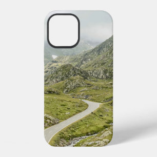 GREEN GRASS FIELD AND MOUNTAIN iPhone 12 CASE