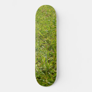 Green Grass, Gardener, Skateboard