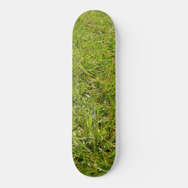 Green Grass, Gardener,  Skateboard (Front)