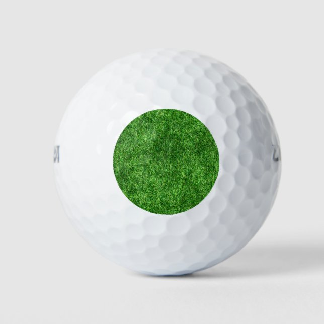 Green Grass Golf Balls (Front)