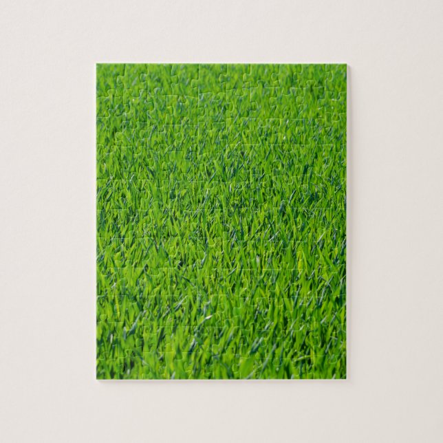 Green grass jigsaw puzzle (Vertical)