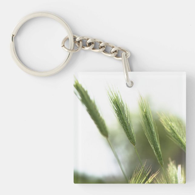 Green grass key ring (Front)