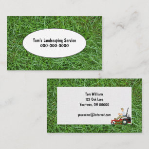 Green Grass Landscaping  Business Card