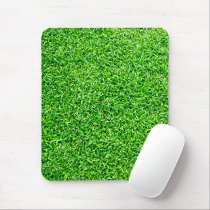 Green grass mouse mat
