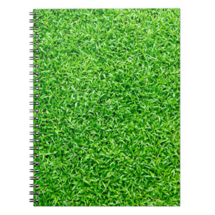 Green grass notebook
