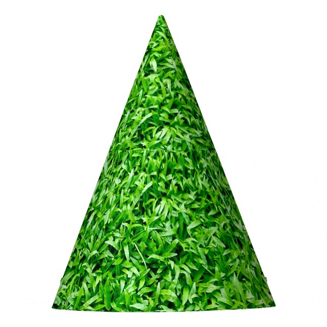 Green grass party hat (Front)
