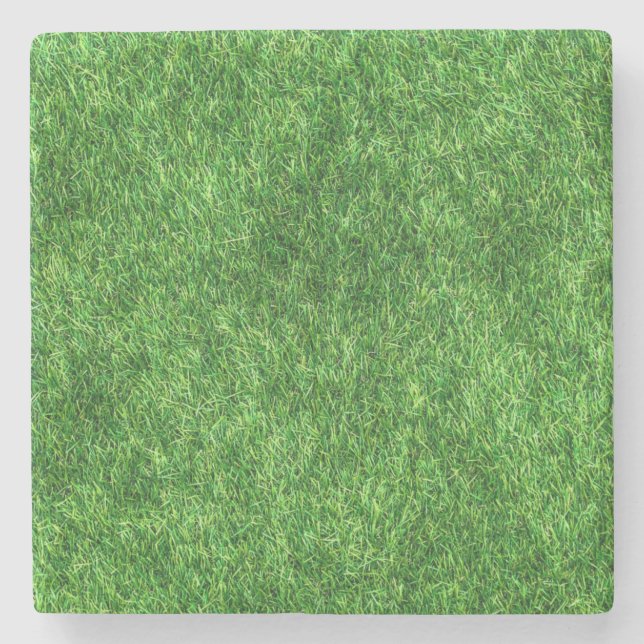 Green Grass Stone Coaster (Front)