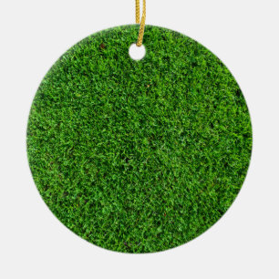 Green Grass Texture Ceramic Tree Decoration