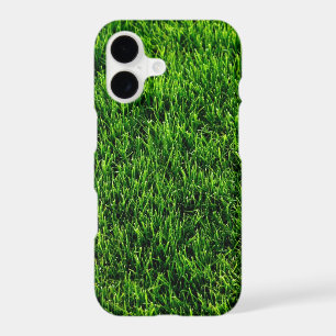 Green grass texture from a soccer field