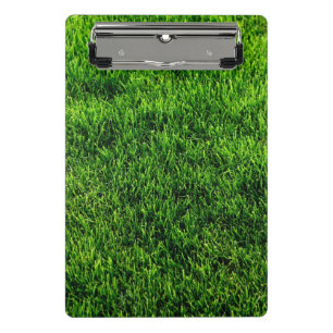 Green grass texture from a soccer field mini clipboard