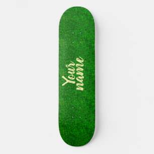 Green grass texture from a soccer field skateboard