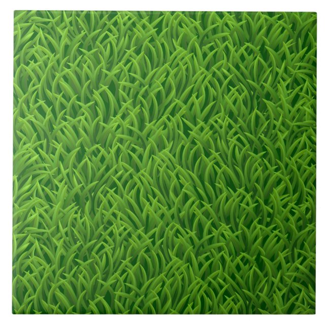 Green grass texture tile (Front)