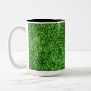 Green Grass Two-Tone Coffee Mug