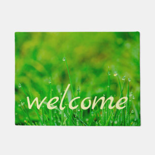 Green Grass Welcome Mat