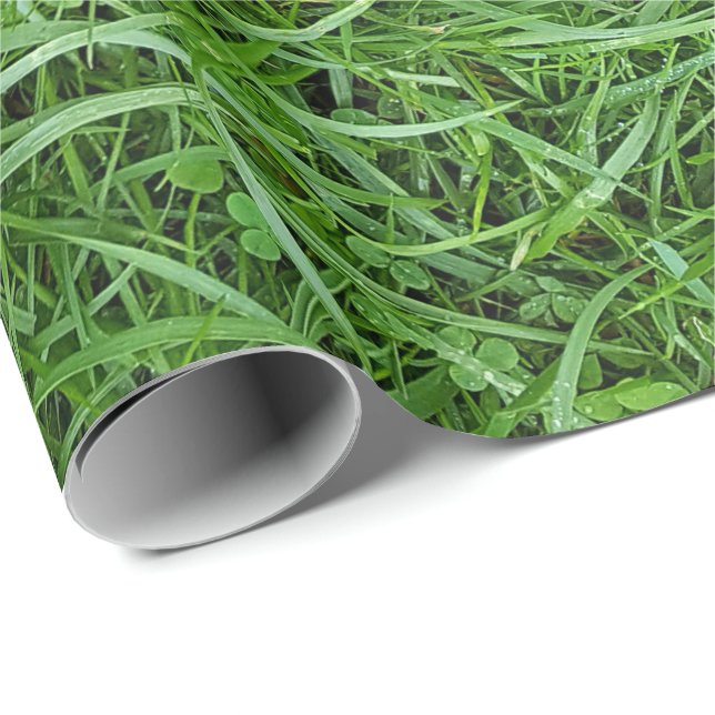 Green Grass Wrapping Paper (Roll Corner)