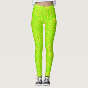 Green greed  leggings