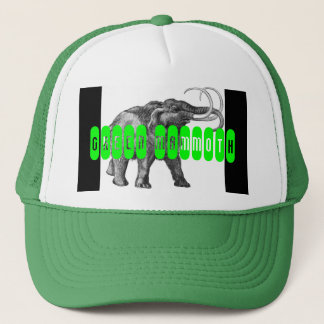 green, GREEN MAMMOTH Trucker Hat