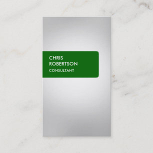 Green Grey Attractive Business Card