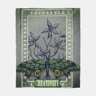 Green & Grey Creativity Blanket