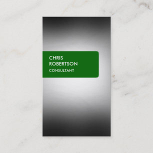 Green Grey Light Attractive Business Card